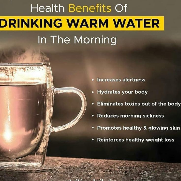 Daily warm water habit supporting detox and wellness