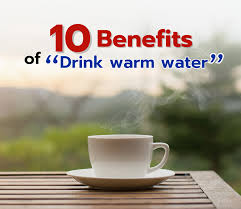 drinking warm water every morning